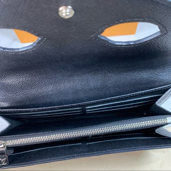 Louis Vuitton Kabuki Wallet Sarah eyes Monogram Japan Pink Long Leather Rare LV - Picture 7 of 16